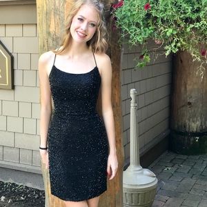 Sherri Hill Sz 00 Homecoming Dress Black beaded